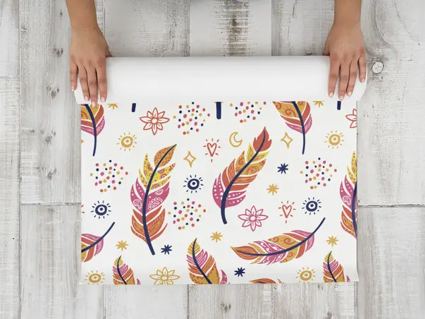 Folie de protectie din PVC antiderapant cu grosime 1,5mm impermeabil 50x155cm model 7 s2