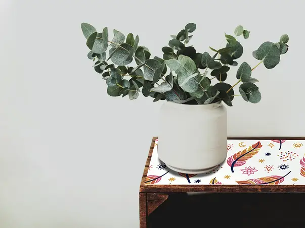 Folie de protectie din PVC antiderapant cu grosime 1,5mm impermeabil 50x155cm model 7 s6