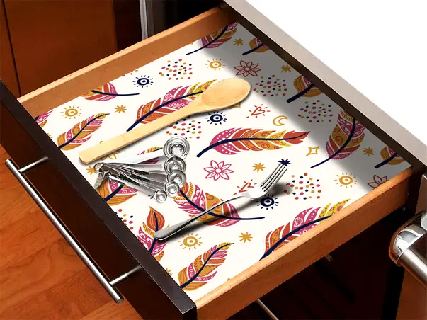 Folie de protectie din PVC antiderapant cu grosime 1,5mm impermeabil 50x155cm model 7 s9