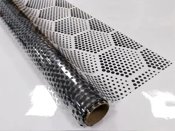 Folie geam autoadeziva cercuri negre FGD10 1