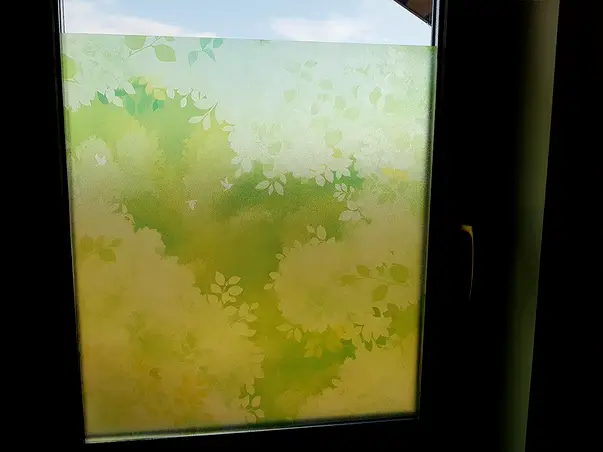 Folie geam autoadeziva padure verde