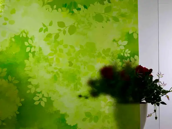 Folie geam autoadeziva padure verde