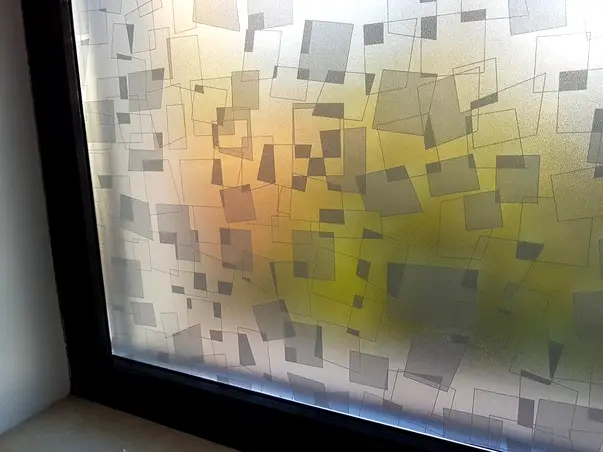 Folie geam autoadeziva patrate gri