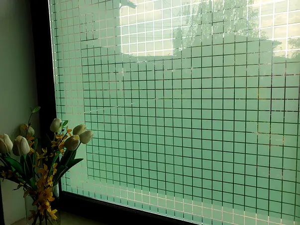 Folie geam autoadeziva patrate verzi