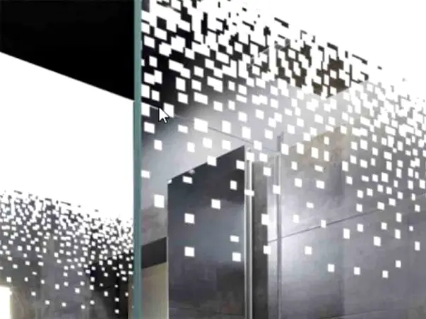 Folie geam autoadeziva pixel