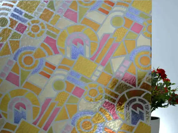 Folie geam decorativa model abstract