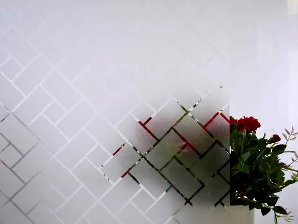 Folie geam electrostatica dungi albe