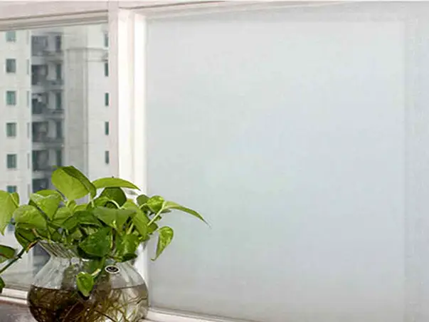 Folie geam electrostatica mata alba