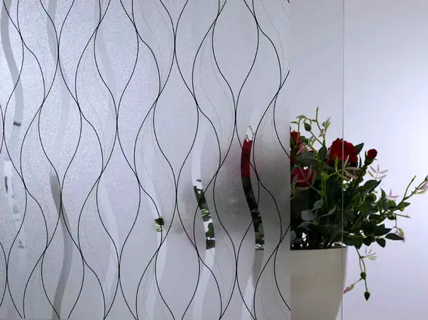 Folie geam electrostatica model linii