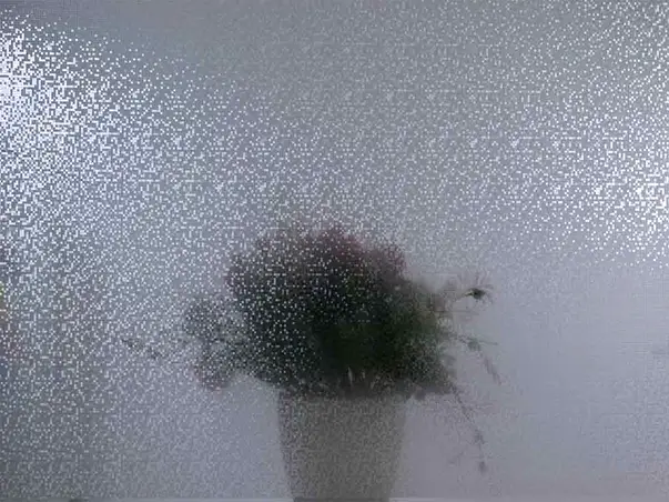 Folie geam electrostatica mozaic Rosy