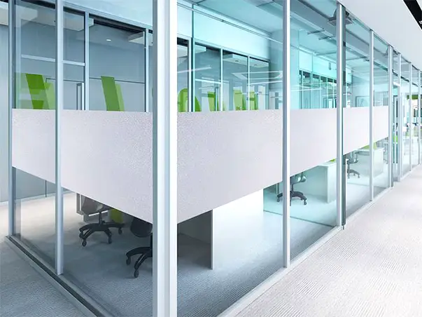 Folie geam sablat efect argintiu DGF 208 1