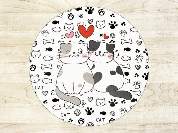 Folina covor din vinil model pisici b1