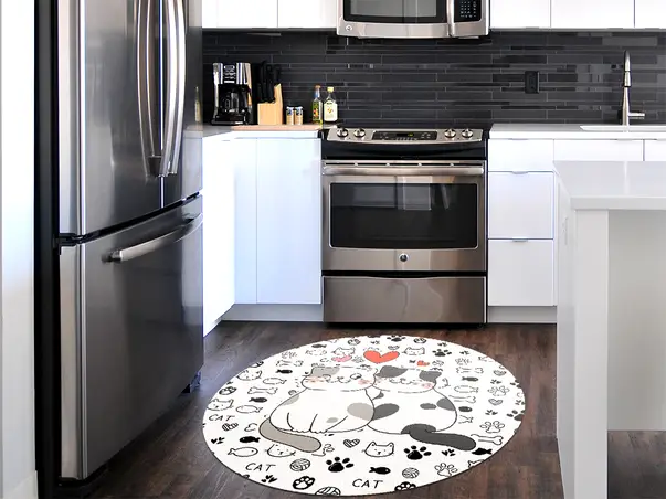 Folina covor din vinil model pisici b4