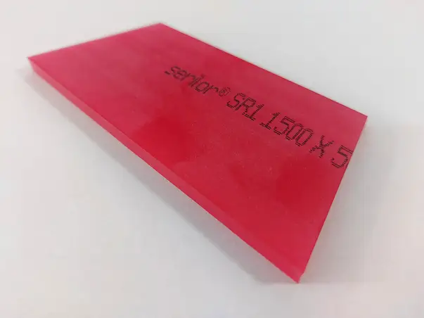 Lama din silicon rosie pentru racleta 3