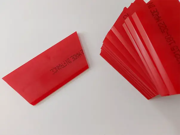 Lama din silicon rosie pentru racleta 4