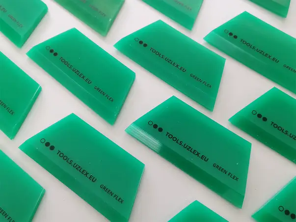 Lama din silicon verde pentru racleta 2