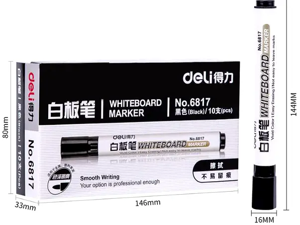 Marker negru pentru whiteboard 1