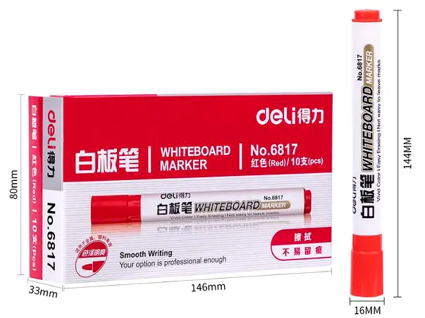 Marker rosu pentru whiteboard 1