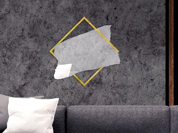 Oglinda acrilic model romb abastract auriu argintiu 4