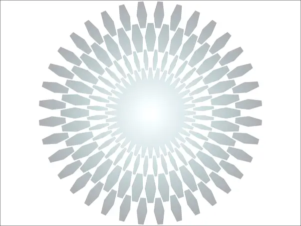 Oglinda acrilica Hexagoane