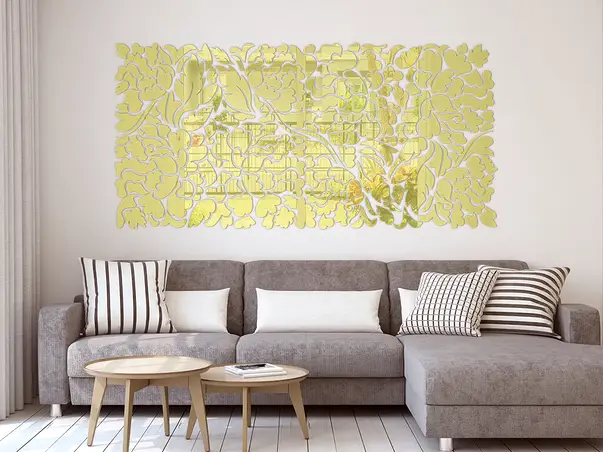 Oglinda decorativa Flower Blossom aurie