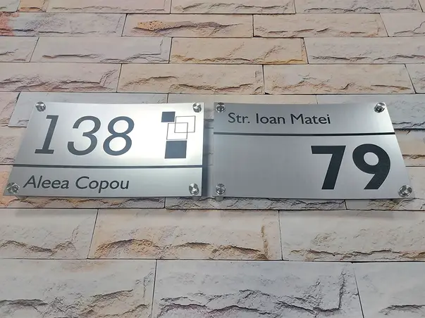 Placuta adresa din dibond 10