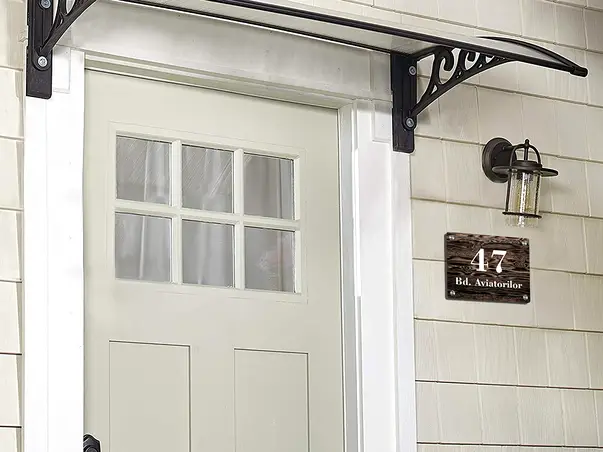 Placuta adresa model lemn v3