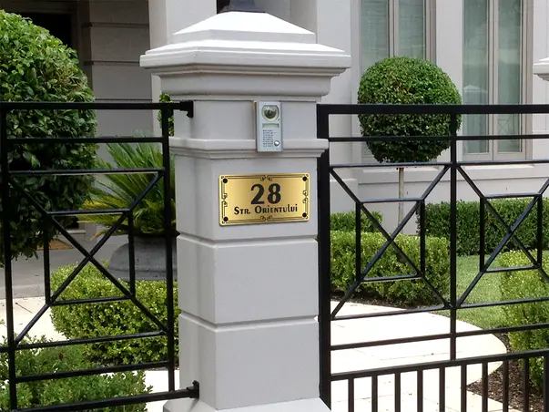 Placuta adresa model riental x3