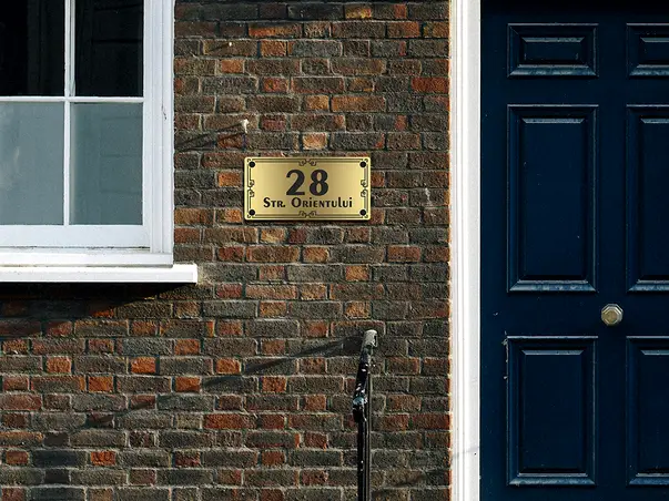 Placuta adresa model riental x4