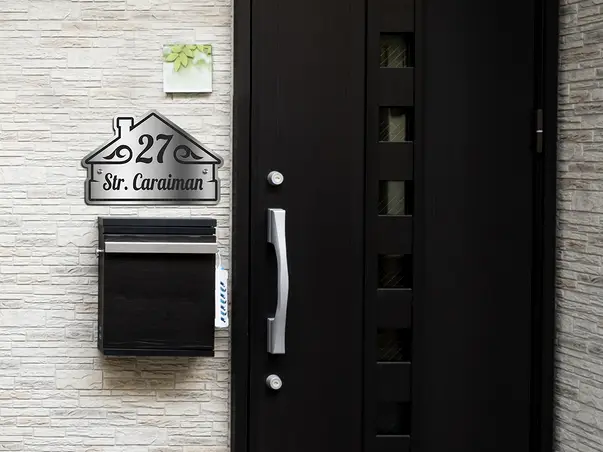 Placuta adresa model vasuta cursiv v3