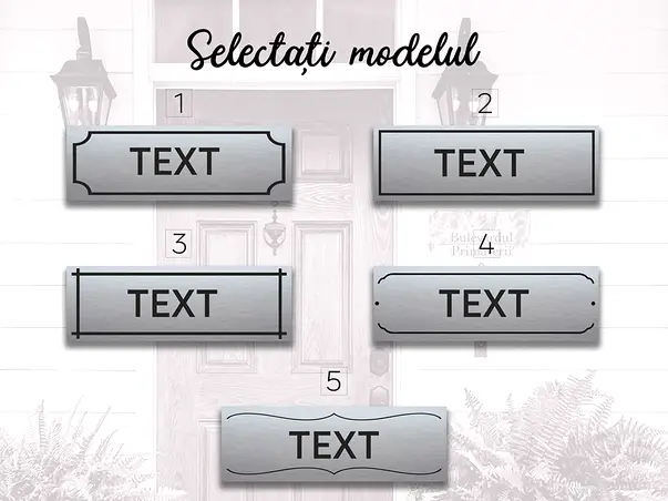 Placuta gravata personalizata pentru birouri spatii comerciale firme si institutii 3