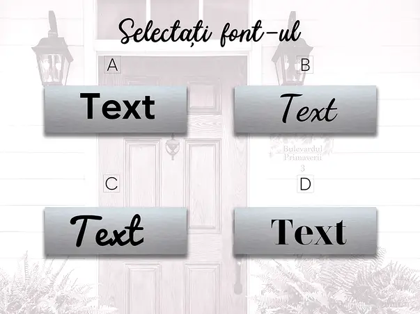 Placuta gravata personalizata pentru birouri spatii comerciale firme si institutii 5