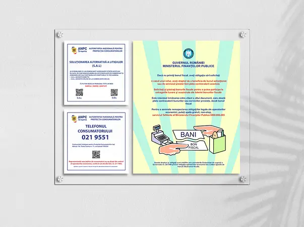 Placuta obligatorie masuri de informare a consumatorilor ANPC bon fiscal 1