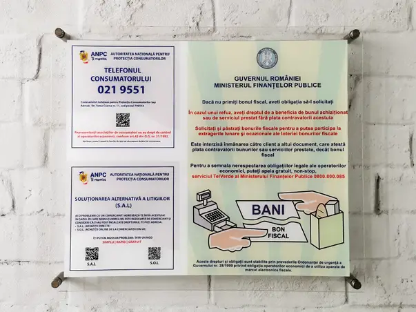 Placuta obligatorie masuri de informare a consumatorilor ANPC bon fiscal 7