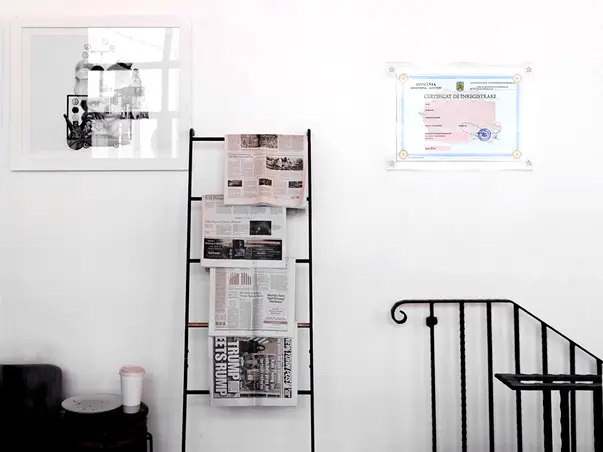 Placuta personalizata certificat de inregistrare simulare 3