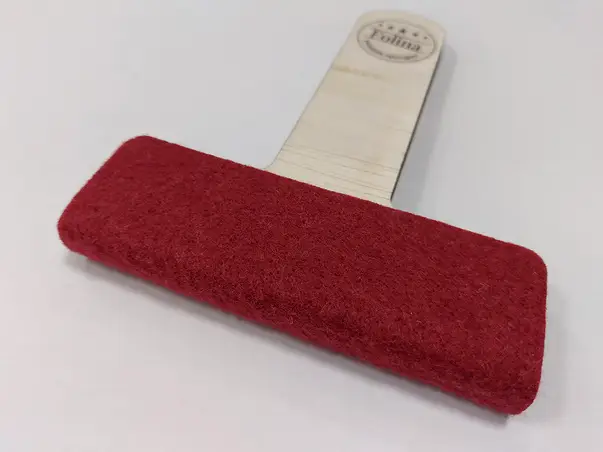 Racleta din lemn cu cap din pasla moale RACWOOD08 1