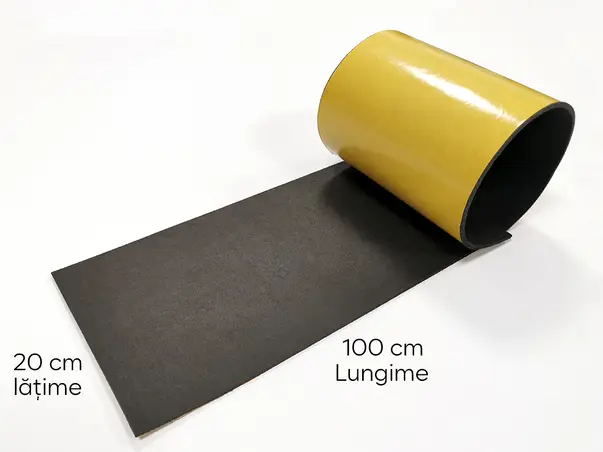 Rola pasla feltru adeziva simulare 5 dimensiuni