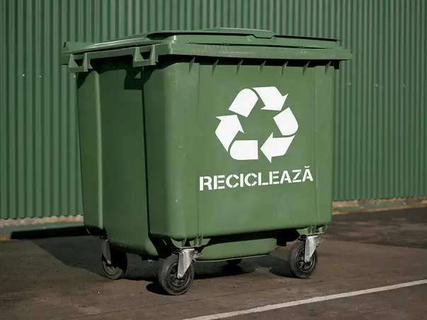 Sablon reutilizabil cu marcaj recicleaza pentru colectarea selectiva a deseurilor s3