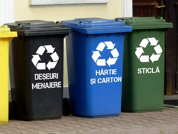 Sablon reutilizabil cu marcaj sticla pentru colectarea selectiva a deseurilor s5