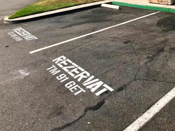 Sablon rezervat nr inmatriculare