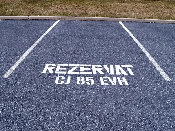 Sablon rezervat nr inmatriculare