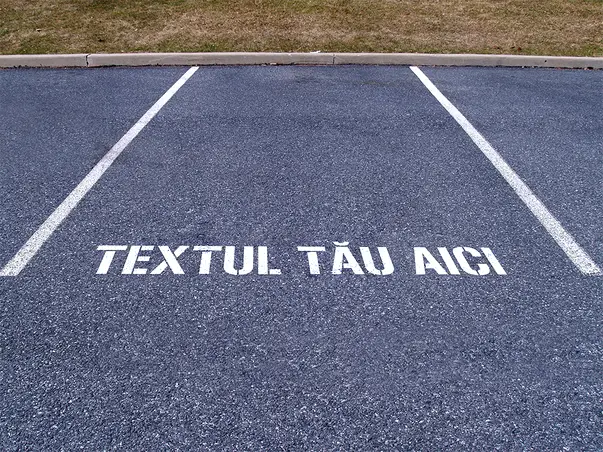 Sablon semnalizare personalizat la comanda cu textul tau font la alegere reutilizabil s3