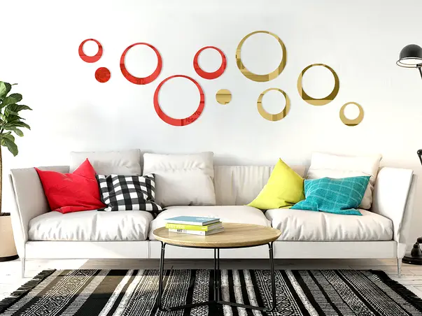 Set 2 bucati SOC7 rosu   auriu simulare 1