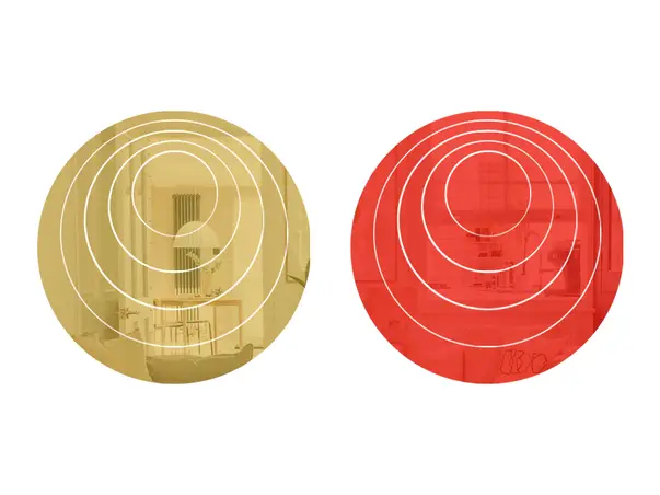 Set 2 bucati SOC7 rosu   auriu simulare