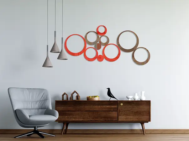 Set 2 bucati SOC7 rosu   bronz simulare 1