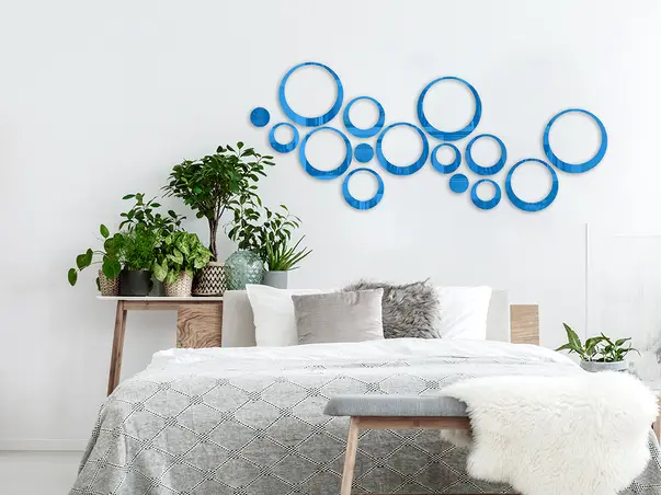 Set 3 bucati SOC7 albastru simulare 4