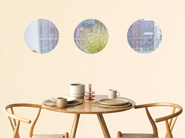 Set 3 bucati SOC7 argintiu simulare 2