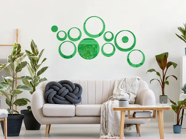 Set 3 bucati SOC7 verde simulare 1