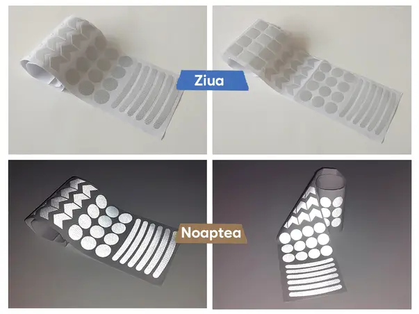 Set 75 stickere reflectorizante pentru imbunatatirea vizibilitatii rutiere 10