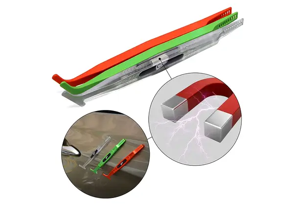 Set de raclete magnetice pentru colantare auto 2